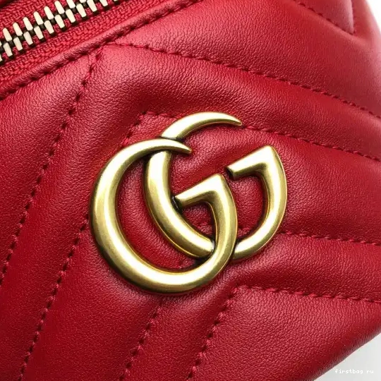 First bag ru GUCCI Marmont GG mini backpack 0602
